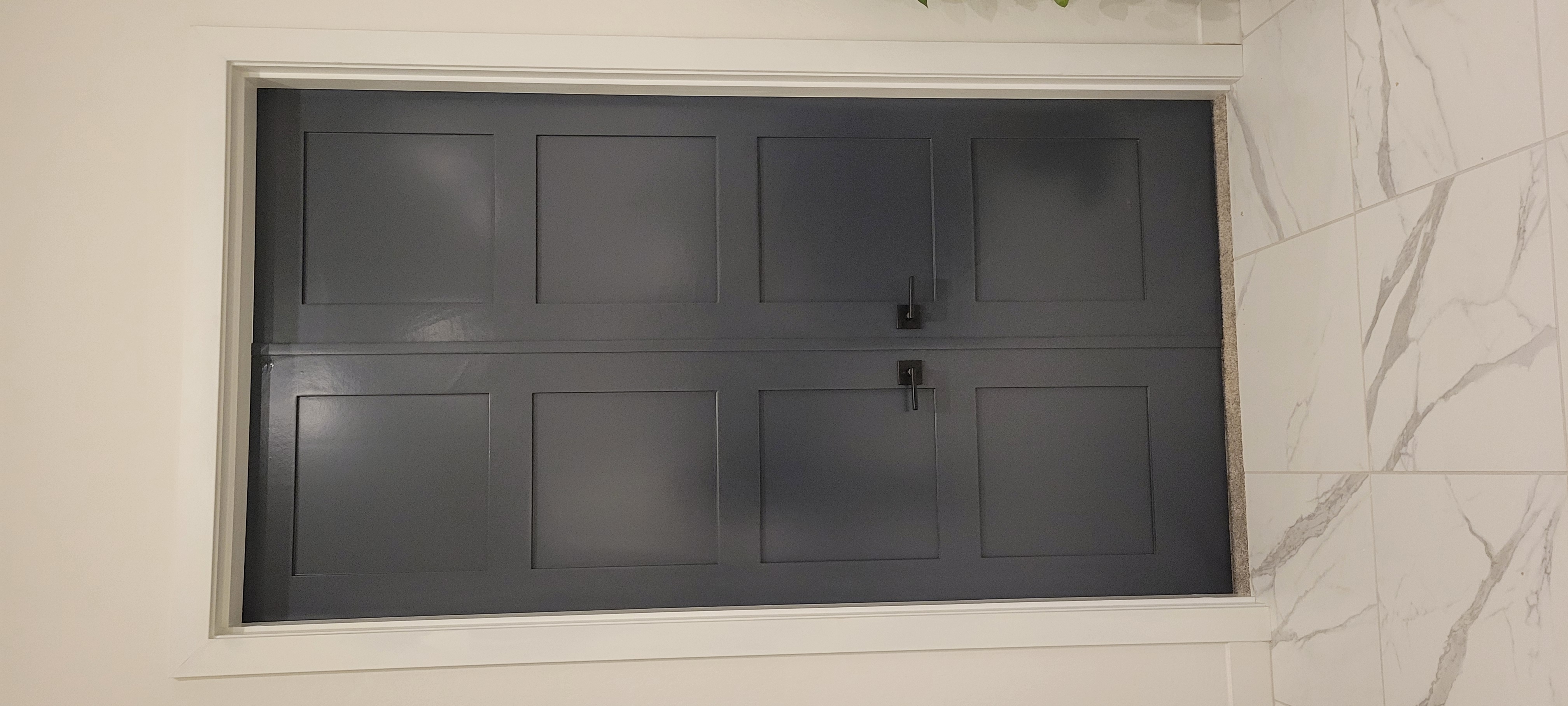 9ft charcoal theater doors